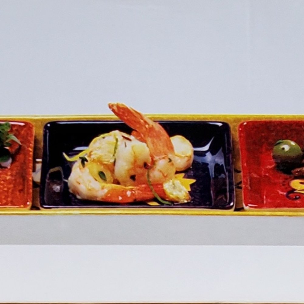 THREE RICE BOWLS AND TRAY - Picture 12 of 13
